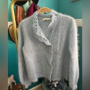 Sezane Blue Sweater